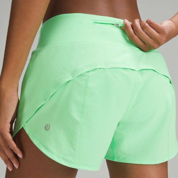 NWOT Lululemon Speed Up Shorts, High-Rise sz 14 Pistachio - Picture 2 of 7